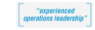 experienced operations leadership