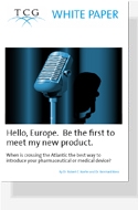 TCG White Paper: Hello Europe.  Be the first to meet my new product.